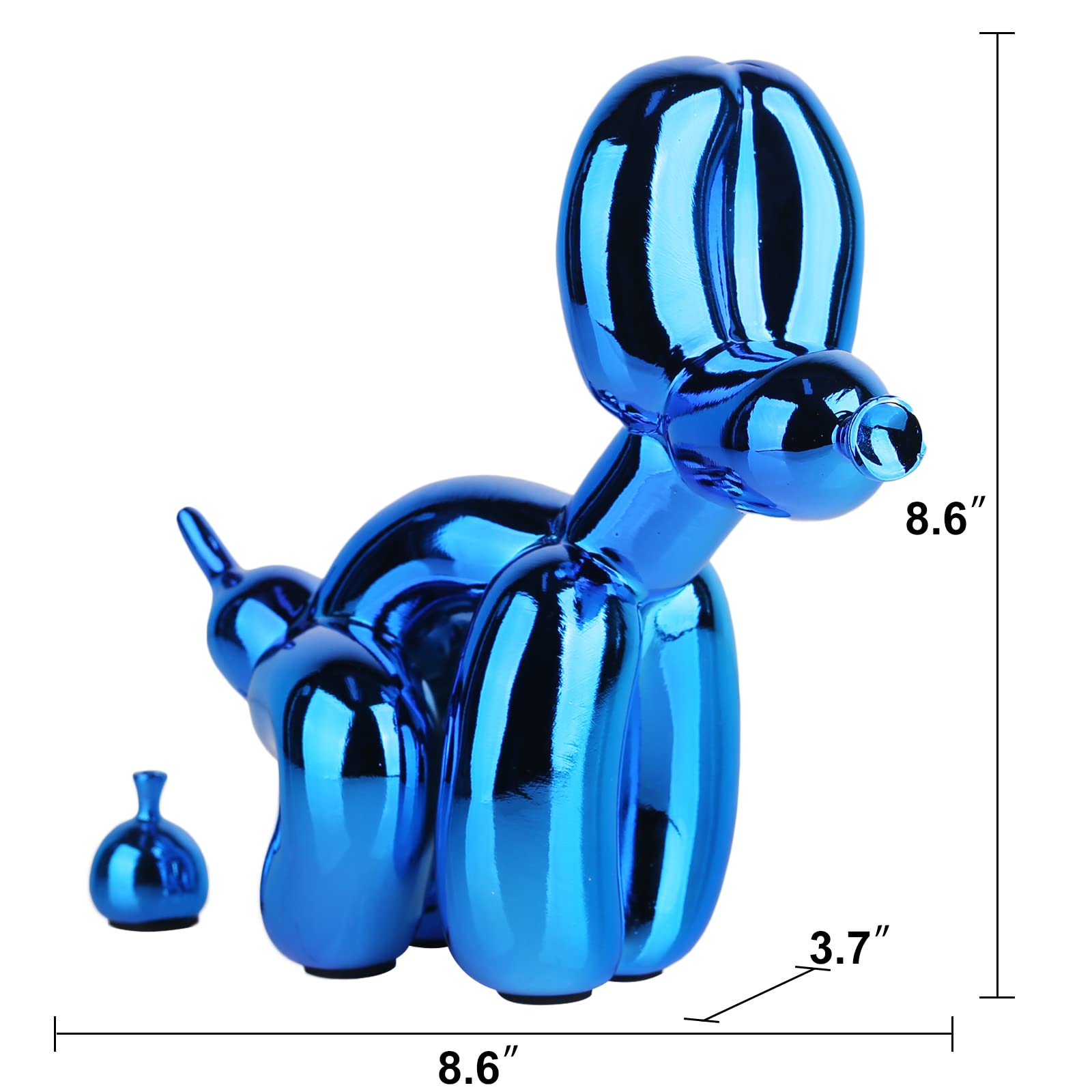 うんちバルーン犬の像樹脂彫刻家の装飾 Amazon.co.jp: うんちバルーン犬の像樹脂彫刻家の装飾モダンな